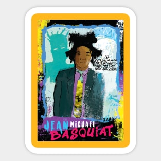 Jean-Michel Basquiat Sticker